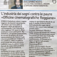 ENRICO SALIMBENI LANCIA LE “OFFICINE REGGIANE CINEMATOGRAFICHE”