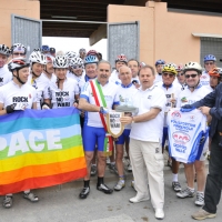 Pedalata per la Pace 2012 - Sosta Pietra Ligure