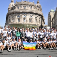 Pedalata per la Pace 2012 - Genova Gruppo