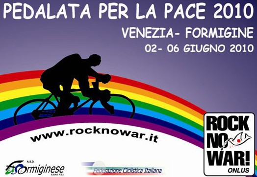 Pedalata per la Pace 2010 - cartolina