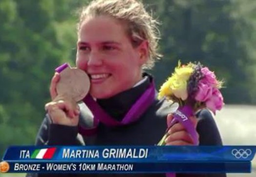 MARTINA GRIMALDI INDOSSA IL BRONZO!